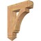 Ekena Millwork Imperial Arts & Crafts Smooth Bracket, Western Red Cedar, 5 1/2"W x 26"D x 30"H BKT06X26X30IMP03SWR - alternate 1